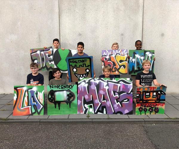 Graffiti kinderfeestje vieren in Utrecht met al je vriendjes
